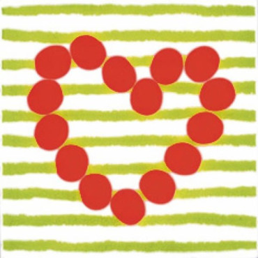 фото Декор AGATHA CORAZON LINEAS PISTACHO 20x20  зеленый цвет, детский, модерн, современный стиль от Pamesa (Испания)