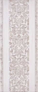 фото Декор Vivien beige decor 01 25x60  бежевый цвет, английский, романтизм стиль от Gracia Ceramica (Россия)
