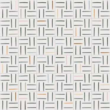 фото Декор MAORI Banna 20x20 современный, черно-белый стиль от Vives Ceramica (Испания)