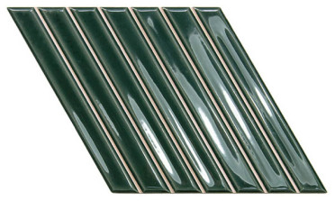 фото Настенная плитка SPIKE BARS A ROYAL GREEN (135016) 15x25.9  зеленый цвет, ар деко, модерн, современный стиль от WOW (Испания)