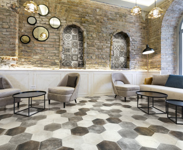 Плитка MIAMI от Cir Ceramiche (Италия) в интерьере, стиль: лофт, пэчворк, ретро