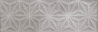 фото Настенная плитка Minety-R Gris 32x99  серый цвет, ар деко, лофт, модерн, пэчворк, современный стиль от Vives Ceramica (Испания)