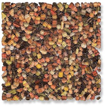 фото Мозаика GEM-10R (WL-05R) 30x30  разноцветная цвет, классический, современный, черно-белый стиль от Natural Mosaic (Китай)