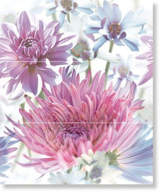 фото Панно Fantasy Primavera A,B,C (к-т 3 шт 20*50) 60x50 от Europa Ceramica (Испания)