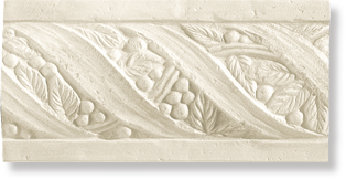 фото Декор VI FORM. TRALCIO BIANCO 7.5x15  белый цвет, от Maioliche dell Umbria (Италия)