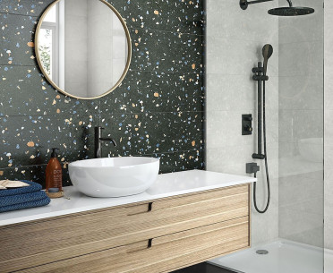 Плитка TERATZO от Alborz Ceramic CO (Иран) в интерьере, стиль: лофт, современный