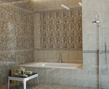 Плитка SALONI от Gracia Ceramica (Россия) в интерьере, стиль: классический