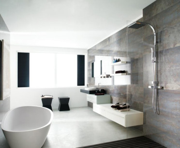 Плитка SHINE от Porcelanosa (Испания) в интерьере, стиль: лофт