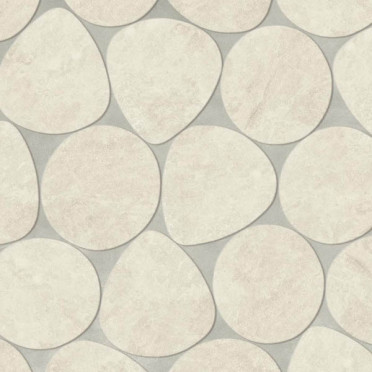 фото Мозаика Boost Icor Bone Pebble A+B Grip (AYZU) 59.5x59.5  бежевый цвет, ар деко, романтизм, средиземноморский стиль от Atlas Concorde (Италия)