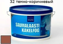 Затирка для швов Saumalaasti № 32 (3 кг) темно-коричневый