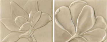 фото Декор FORM FLEURS A/B PARTICULIERE (без подбора) 20x25.1  коричневый цвет, ар деко, классический, романтизм, современный стиль от Epoca Ceramiche (Италия)