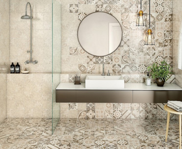 Плитка VALENTINO от Alborz Ceramic CO (Иран) в интерьере, стиль: пэчворк, современный