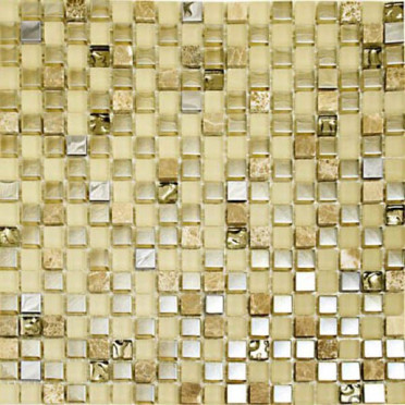 фото Мозаика GHT46 (15x15) 30x30x8  разноцветная цвет, классический, современный, черно-белый стиль от Imagine Lab (Китай)