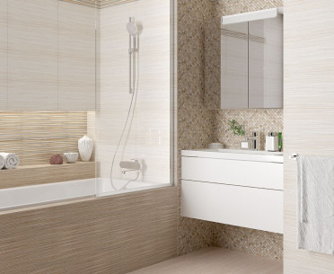 Плитка LORENS от Alma Ceramica (Россия) в интерьере, стиль: современный