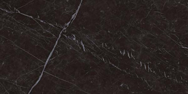фото Керамогранит Marvel Stone Nero Marquina (AZR4) 45x90  черный цвет, классический, романтизм, современный, черно-белый стиль от Atlas Concorde (Италия)