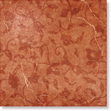 фото Декор Sicilia Rosso Inserto Foglie 45x45  красный цвет, от ColiseumGres (Россия)