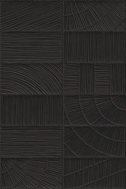 фото Декор Etnia Viet Negro 10x20  черный цвет, ар деко, кантри, милано, пэчворк, современный, черно-белый стиль от Vives Ceramica (Испания)