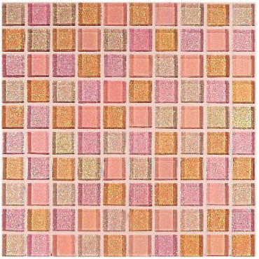 фото Мозаика Metal Mix 233R Rosa 2,3*2,3 30x30  розовый цвет, от Vitrex (Италия)