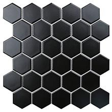 Мозаика Hexagon small Black Matt (IDL4810)