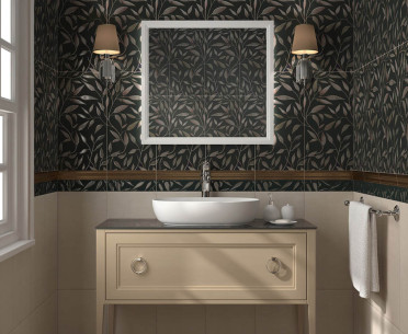 Плитка ГИНАРДО от Kerama Marazzi (Россия) в интерьере, стиль: романтизм, средиземноморский