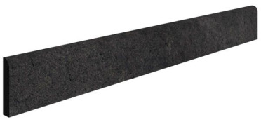 фото Плинтус IDEA BLACK BATTISCOPA (9мм) нат/ретт (коробка 10 шт/6 пог м) 7.2x60  черный цвет, лофт, модерн, современный, черно-белый стиль от Italon (Россия)