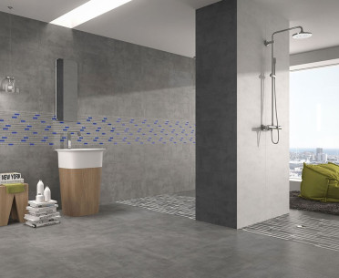 Плитка CEMENTO от Geotiles (Испания) в интерьере, стиль: лофт, современный