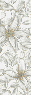 фото Декор REVESTA DECORO LILIUM (ComP 2 pz ) (VROD33LIL) 32.5x99.2  разноцветная цвет, ар деко, классический, современный стиль от Vallelunga Ceramica (Италия)