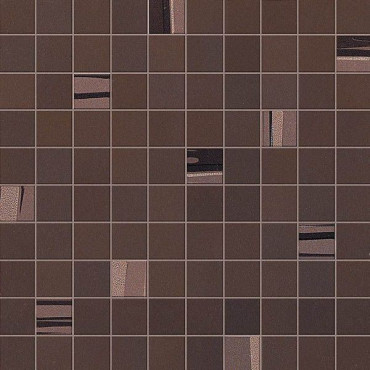 фото Мозаика Intensity Cocoa Mosaic Square 8Xs2 30.5x30.5  коричневый цвет, романтизм, современный стиль от Atlas Concorde (Италия)