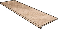 Фронтальная ступень Peld. Red. Marble Travert. Beige Liso