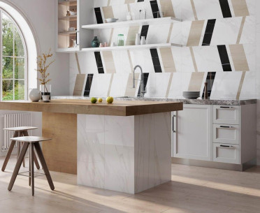 Плитка БЕРТРАН от Kerama Marazzi (Россия) в интерьере, стиль: современный