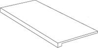 фото Ступень керамогранитная Marvel Stone Carrara Pure Scalino 60 (ATD6) 33x60  белый цвет, классический, романтизм, современный, черно-белый стиль от Atlas Concorde (Италия)