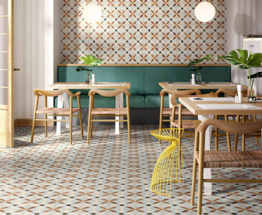 Плитка PATCHWORK от Sant Agostino (Италия) в интерьере, стиль: ар деко, милано, прованс, пэчворк, ретро, современный, черно-белый