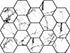 Мозаика MALLA HEX CR LUX ICEBERG WHITE