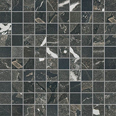 фото Керамогранит TIMELESS BLACK DEE 3x3 MOSAICO NAT (747394) 30x30  черный цвет, классический, современный стиль от Cerim (Италия)