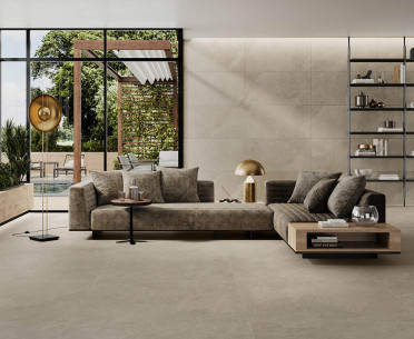 Плитка SLAB2 от Caesar Ceramiche (Италия) в интерьере, стиль: лофт, современный, черно-белый