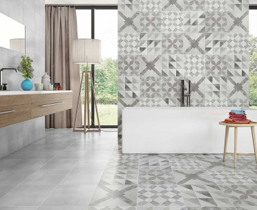 Плитка LEON от Alborz Ceramic CO (Иран) в интерьере, стиль: лофт, пэчворк, ретро