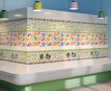 Плитка ВЕНСЕН от Kerama Marazzi (Россия) в интерьере, стиль: ар деко, кэжуал, романтизм, современный