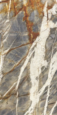 фото Керамогранит ULTRA MARMI Blue Tempest Block A luc.shiny 300x150  разноцветная цвет, античный, классический, лофт стиль от Ariostea (Италия)