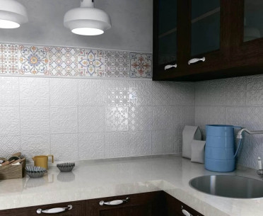 Плитка СУРРЕЙ от Kerama Marazzi (Россия) в интерьере, стиль: английский, ар деко, романтизм