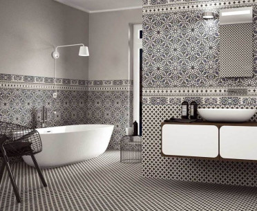 Плитка ORLY от Realonda Ceramica (Испания) в интерьере, стиль: восточный, ретро, современный