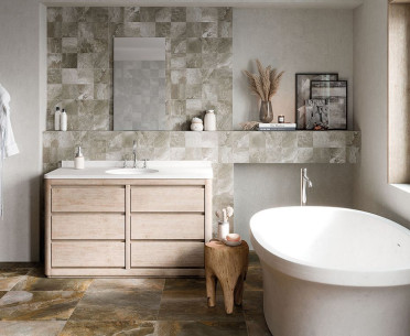 Плитка BORNEO от New Tiles (Испания) в интерьере, стиль: современный