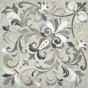 фото Керамогранит PAV ELEGANZA DEC GRIGIO 80x80  серый цвет, классический, романтизм, современный стиль от Rocersa (Испания)