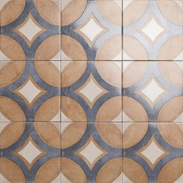 фото Керамогранит Decor Fondant Natural 20x20  разноцветная цвет, лофт, пэчворк стиль от Mainzu (Испания)