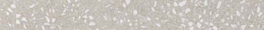 фото Бордюр Marvel Gems Terrazzo Pearl Listello Lapp. (AS7X) 7x60  серый цвет, классический, современный, черно-белый стиль от Atlas Concorde (Италия)