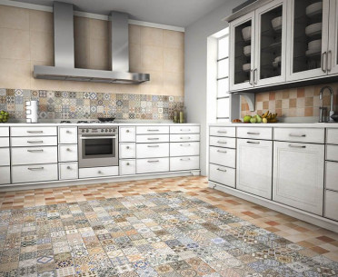 Плитка PROVENZA от Realonda Ceramica (Испания) в интерьере, стиль: пэчворк, средиземноморский