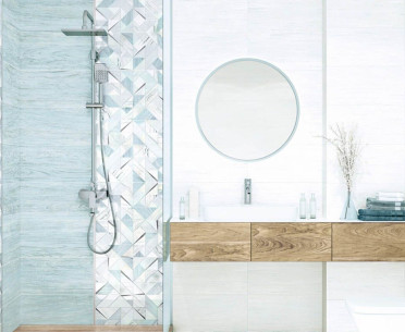 Плитка NORTH от Alma Ceramica (Россия) в интерьере, стиль: современный