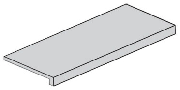 фото Фронтальная ступень SKY.GRIGIO ALPINO SCAL.160 FRONT (620070001545) 33x160  серый цвет, ар деко, классический, лофт, модерн, ретро, скандинавский, средиземноморский стиль от Italon (Россия)