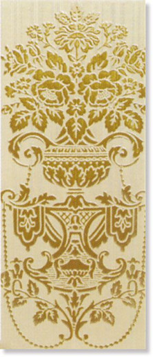 фото Декор SCARLATTI CHAMPAGNE TRIONFO 25x60  желтый цвет, от Vallelunga Ceramica (Италия)