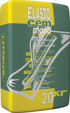 фото Смесь гидроизоляционная Elastocem MONO серый (мешок 20кг)  серый цвет, от Litokol (Россия)