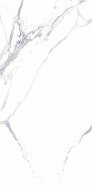 фото Керамогранит Calacatta Splendid Silver белый Полированный 60x120  белый цвет, классический стиль от Ceradim (Индия)